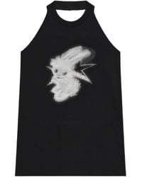we11done - Monster Print Neck Blouse - Lyst