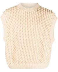 Bonsai - Chunky-Knit Sleeveless Jumper - Lyst