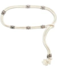 Isabel Marant - Embellished Tasseled Cord Belt - Lyst