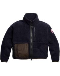 Canada Goose - Simcoe Zip Up Fleece Sweater - Lyst