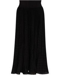 Alaïa - Pleated Skirt - Lyst