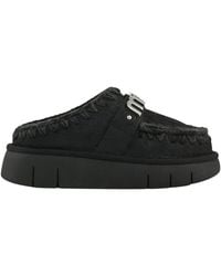 Mou - Bounce Logo-Plaque Braided-Trim Platform Sandals - Lyst