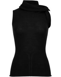 Rick Owens - Draped Top - Lyst