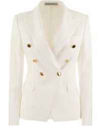 Tagliatore - Long-Sleeved Double-Breasted Casual Jacket - Lyst