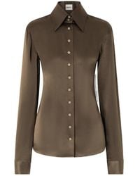 KHAITE - Long-Sleeved Shirt - Lyst