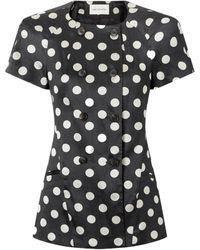 Dries Van Noten - Bonny Polka Dot Jacquard Jacket - Lyst
