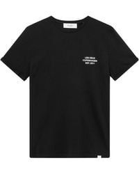 Les Deux - T-Shirt With Round Neck And Short Sleeves - Lyst