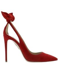 Aquazzura - Deneuve Bow-Tie Pumps - Lyst