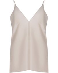Alysi - Silk V-Neck Camisole Top - Lyst