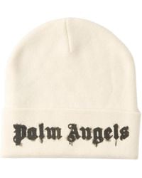 Palm Angels - Dripping Logo-Intarsia Beanie Hat - Lyst