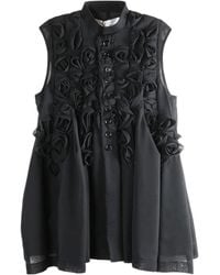 Comme des Garçons - Comme Des Garçons Tao Rose Embellished Button Vest - Lyst
