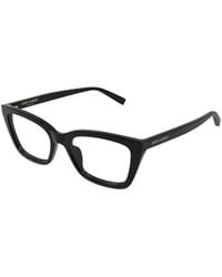 Saint Laurent - Cat-Eye Frame Glasses - Lyst