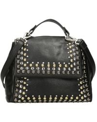 Orciani - Studded Top Handle Shoulder Bag - Lyst