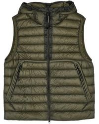 C.P. Company - Hooded Zip-Up Vest - Lyst