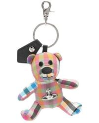 Vivienne Westwood - Checked Teddy-Bear Keyring - Lyst
