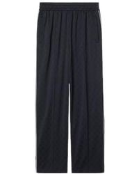 Gucci - Gg Jacquard Straight-Leg Pants - Lyst