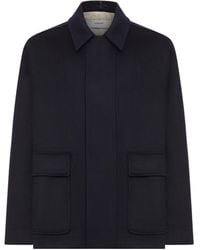 Lardini - Long Sleeved Shirt Jacket - Lyst