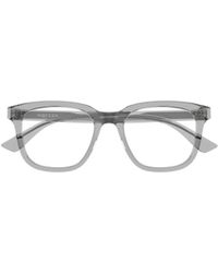 McQueen - Eyewear Square Frame Glasses - Lyst