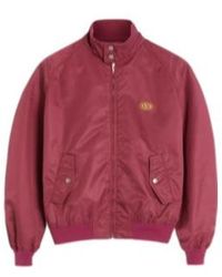 Valentino - Logo Patch Zip-Up High Neck Jacket - Lyst