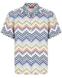 Missoni - Zigzag-Print Shirt - Lyst