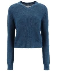 Maison Margiela - V-Neck Sweater - Lyst