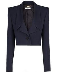 Chloé - Chloé Cropped Spencer Jacket - Lyst