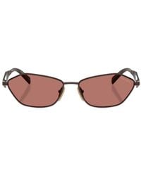 Prada - Geometric-Frame Sunglasses - Lyst