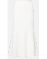 Roland Mouret - Crepe Midi Skirt - Lyst