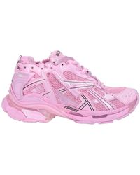 Balenciaga - Lace-Up Logo Sneakers - Lyst