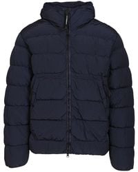 C.P. Company - Long-Sleeved Hooded Cotton Jacket - Lyst