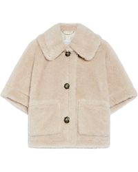 Max Mara - Newtzero Virgin Wool-Blend Cape - Lyst