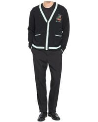 CASABLANCA - Embroidered Cardigan - Lyst