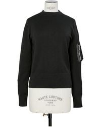 Sacai - Nylon-Patch Jumper - Lyst