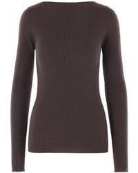 Rick Owens - Ribbed Open-Back Top - Lyst