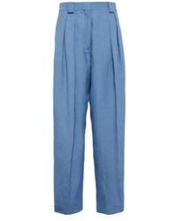 Stella McCartney - High-Rise Pleated Pants - Lyst