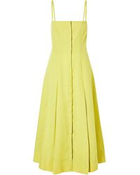 Gabriela Hearst - Magritte Linen Midi Dress - Lyst