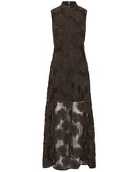 ROTATE BIRGER CHRISTENSEN - Floral Embroidered Sleeveless Dress - Lyst