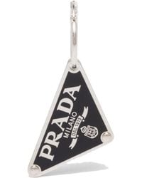 Prada - Symbole Pendant Left Earring - Lyst