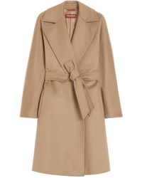 Max Mara - Studio Dravenna Belted Coat - Lyst
