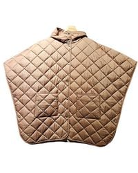 Burberry - Quilted Hooded Cape - Lyst