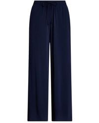 Polo Ralph Lauren - Stretch Jersey Wide Leg Trousers - Lyst