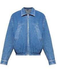 Marni - Denim Logo-Print Jacket - Lyst