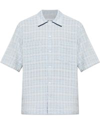 Samsøe & Samsøe - Checked-Pattern Chest-Pocket Shirt - Lyst