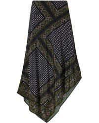 Veronica Beard - Hartley Paisley-Print Silk-Blend Maxi Skirt - Lyst