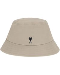 Ami Paris - Ami Alexandre Mattiussi Logo Embroidered Bucket Hat - Lyst