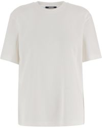 Jacquemus - Logo-Lettering Crew-Neck T-Shirt - Lyst