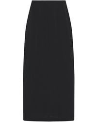 The Row - Matias Midi Skirt - Lyst