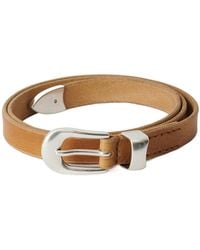 Our Legacy - Slim Buckle Belt - Lyst