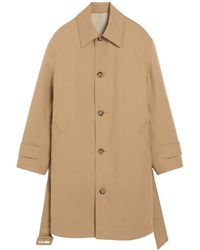Ami Paris - Ami Belted Single-Breasted Coat - Lyst