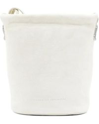 Brunello Cucinelli - Monili-Embellished Suede Shoulder Bag - Lyst